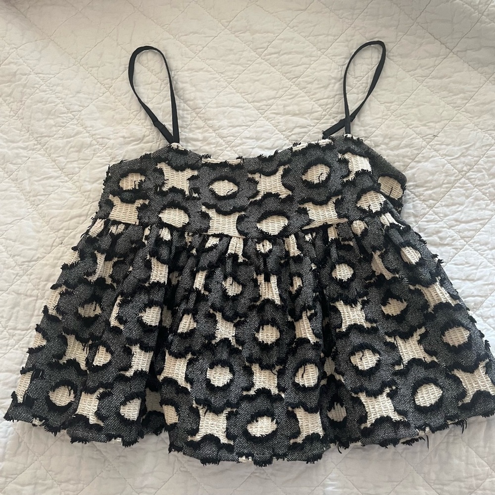 Kimchi Blue Quilted Peplum Tank